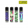 (48x) Briquet Clipper PSYCHEDELIC 8
