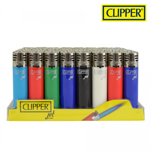(48x) Briquet Clipper JET FLAME