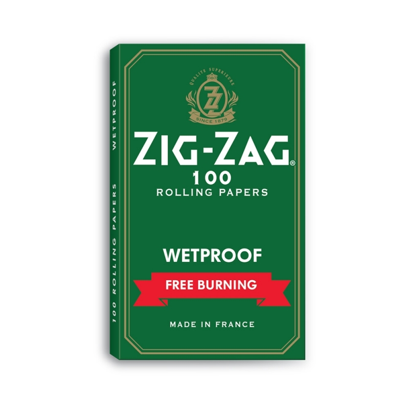 ZIG ZAG PAPER GREEN WETPROOF