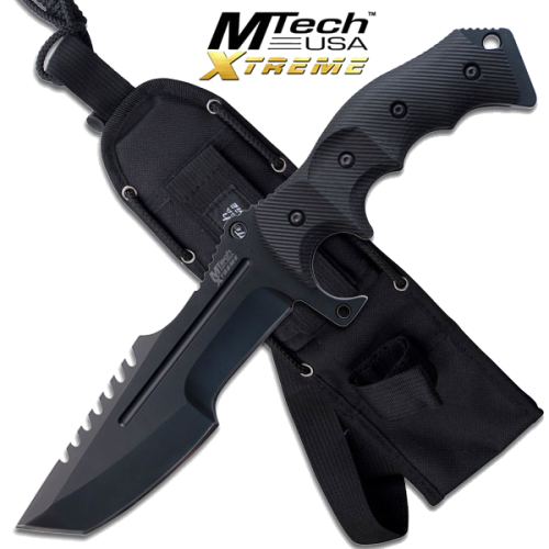 11" MTech USA XTREME TACTICAL FIXED BLADE KNIFE