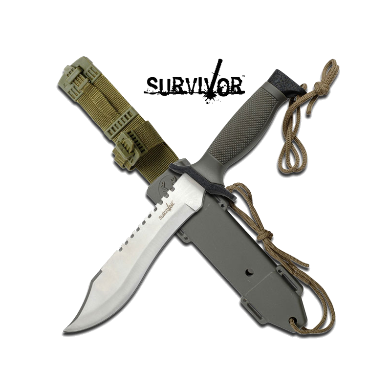 COUTEAU DE SURVIE SURVIVOR 12" OVERALL