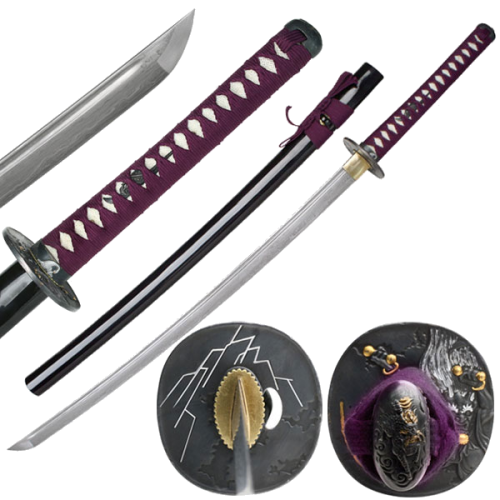 40.5" Ten Ryu ÉPÉE DE SAMOURAI FORGÉE À LA MAIN